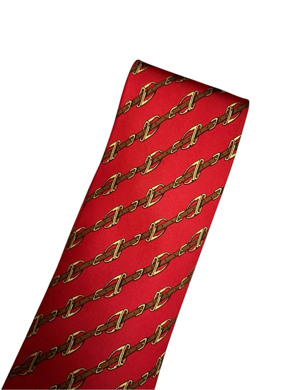 HERMÈS silk tie